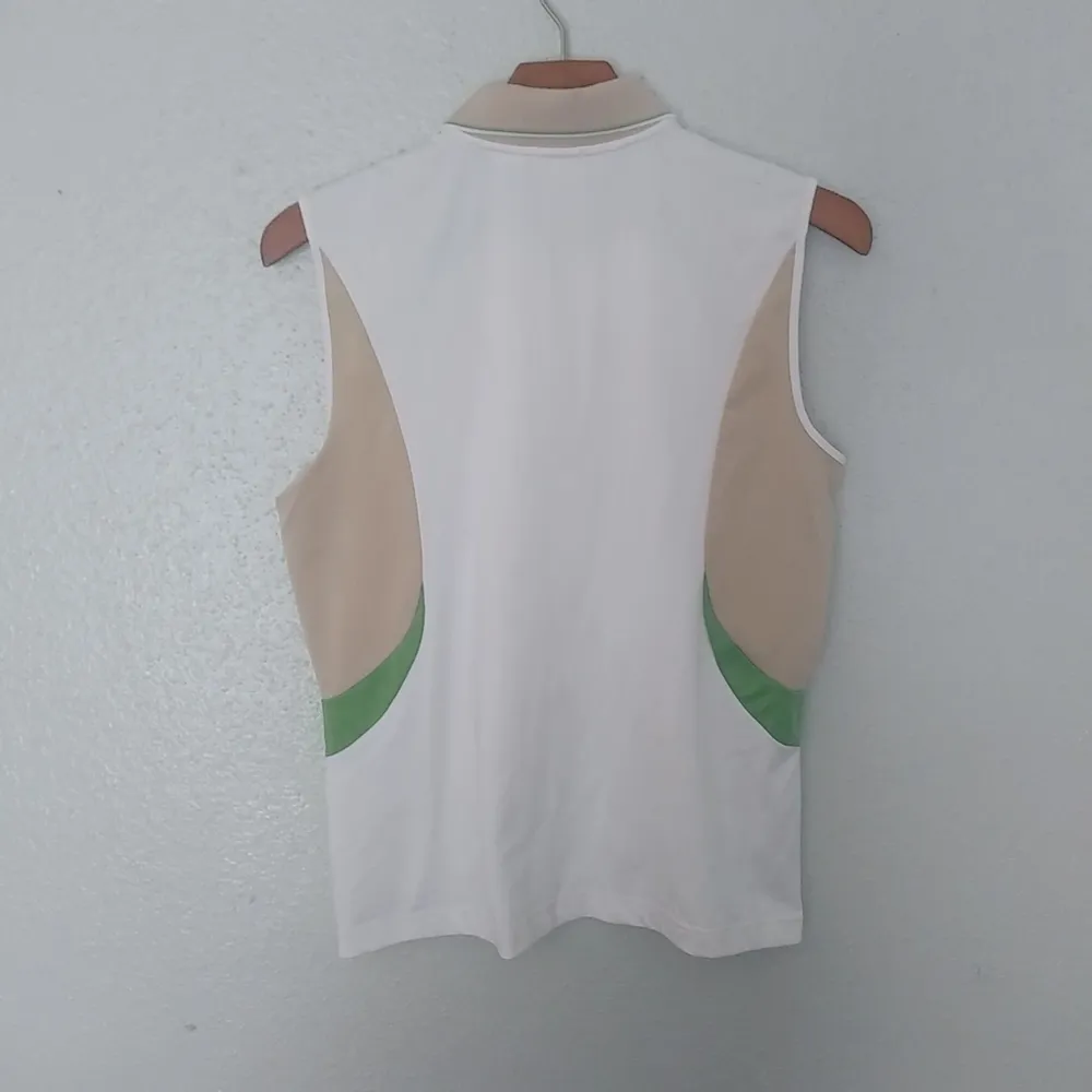 IZOD XFG M Sleeveless White Pullover Golf Top - Image 2