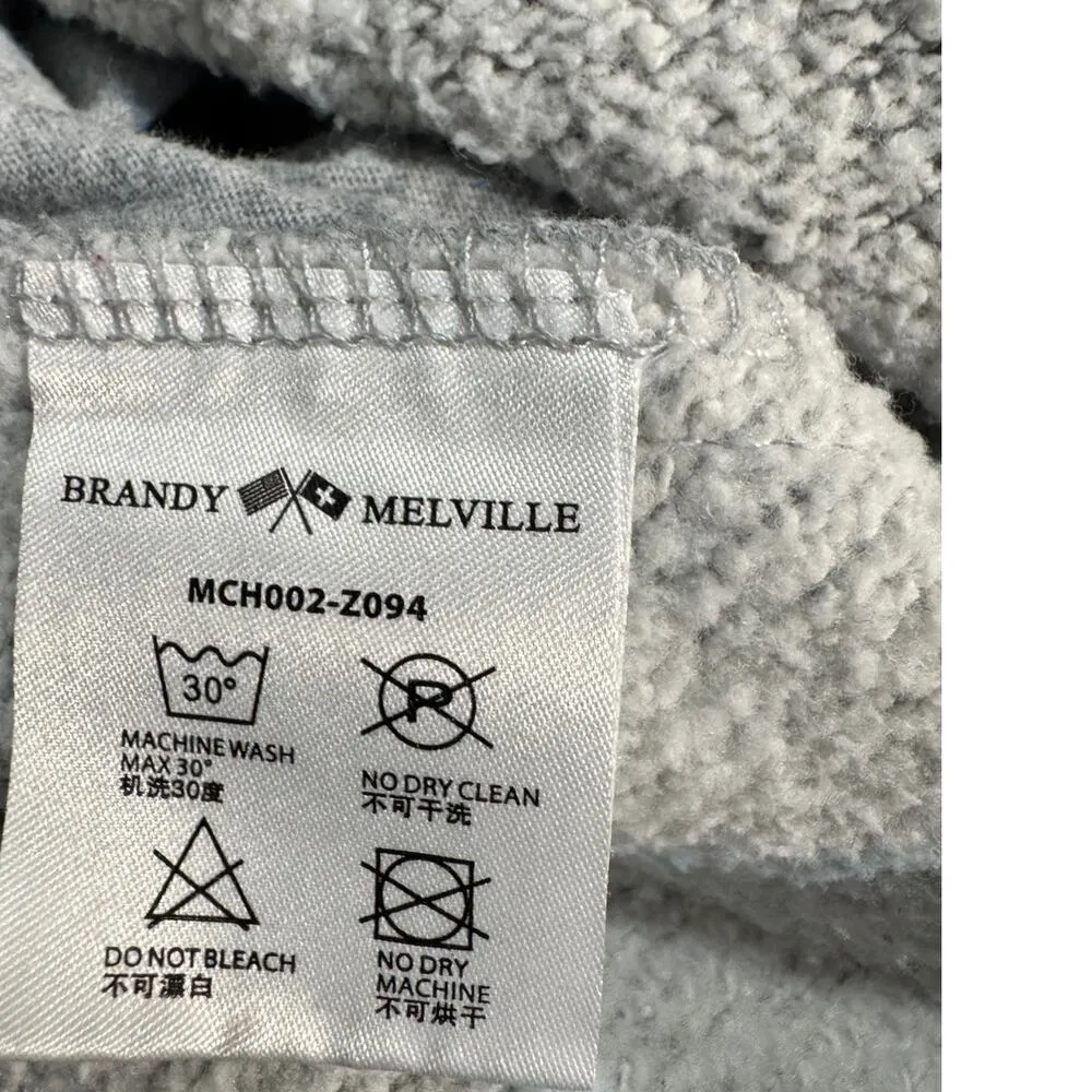 BRANDY MELVILLE Gray Rosa Sweatpants in One Size Size undefined - Image 7