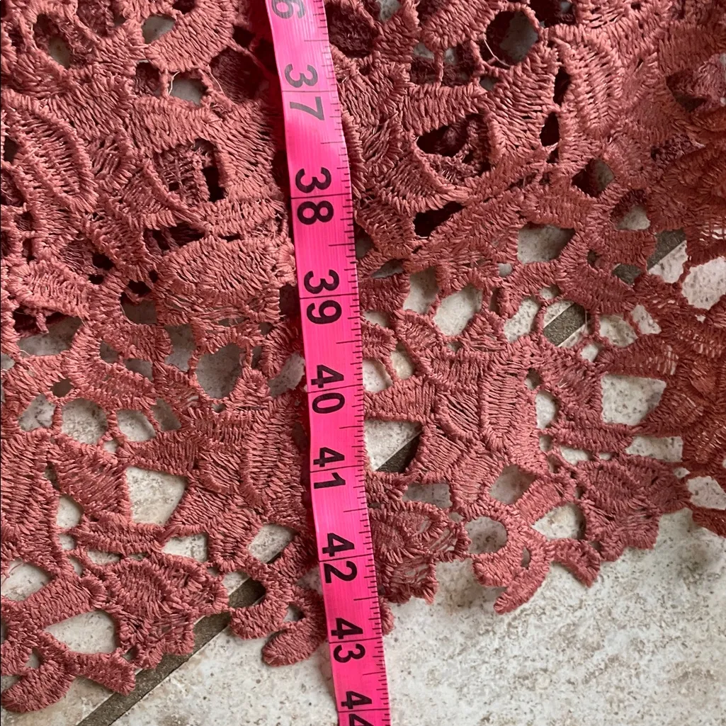 ASTR the Label Lace A Line Midi Dress in Coral Cedar - Image 17