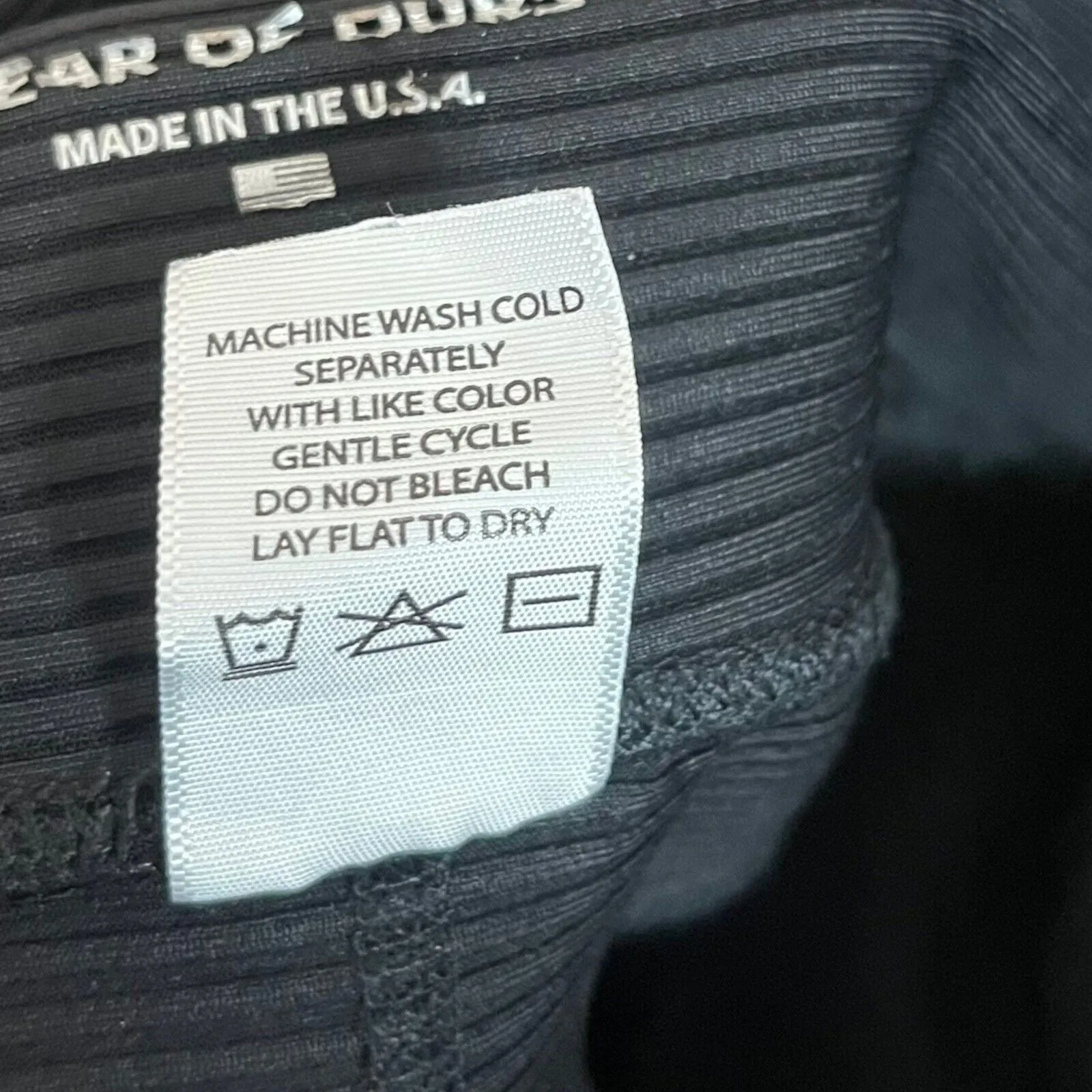 Years Of Ours Ribbed Knit Leggings Black Women’s Size Small High Waist Stretch - Image 11