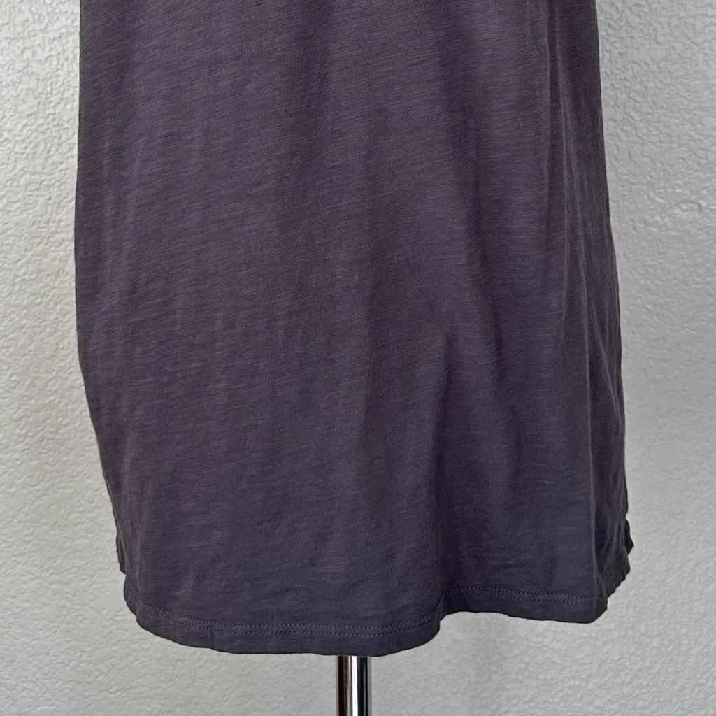 Garnett Hill 100% Cotton Charcoal Gray Crochet Top, Sz Medium - Image 8