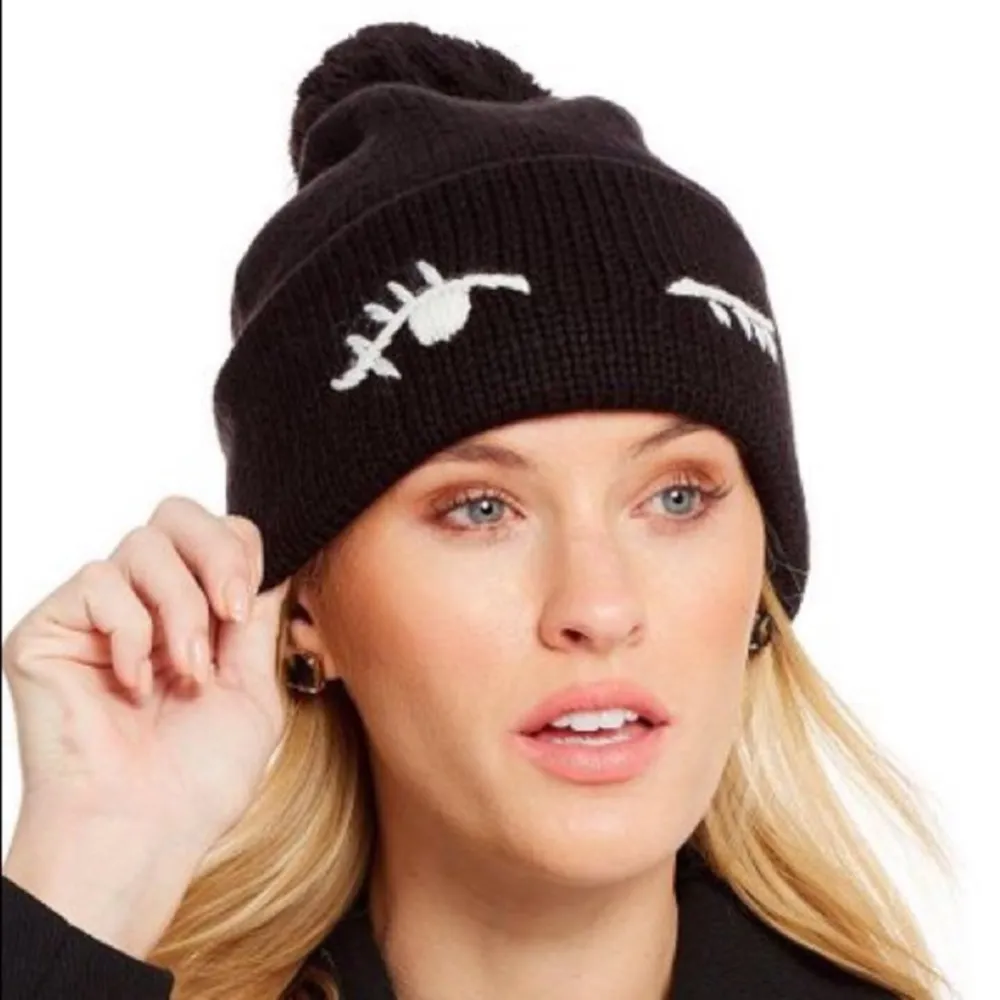NWT kate spade new york Winking Beanie Wool Black - Image 3