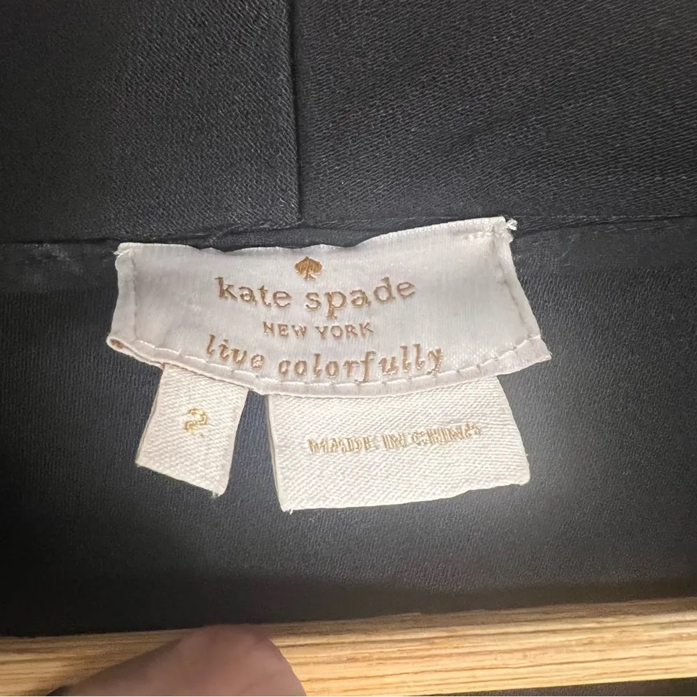 Kate spade black button up tie waist jumpsuit - Image 9