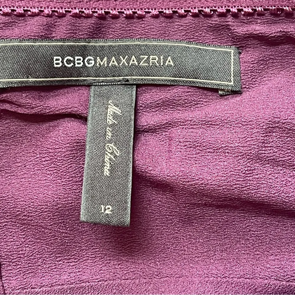 BCBGMaxAzria Purple Ria Bandage Mini Halter Coctail Dress Bodycon Party Sz 12 - Image 11