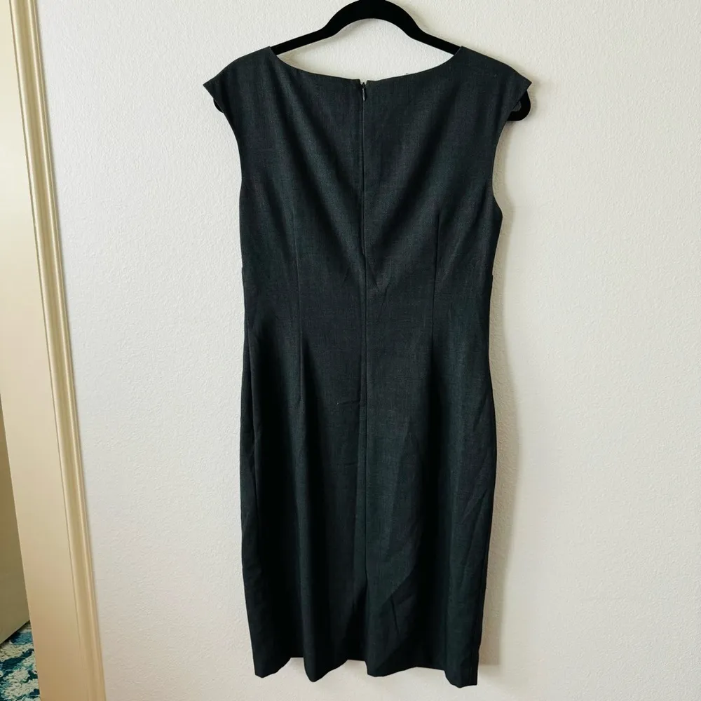 Calvin Klein Charcoal Cap Sleeve Dress - Image 4