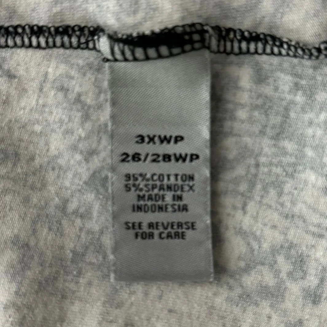 Catherines Shirt Womens 3XW Petite Black White Button Up Everyday Basic Casual‎ Size undefined - Image 8