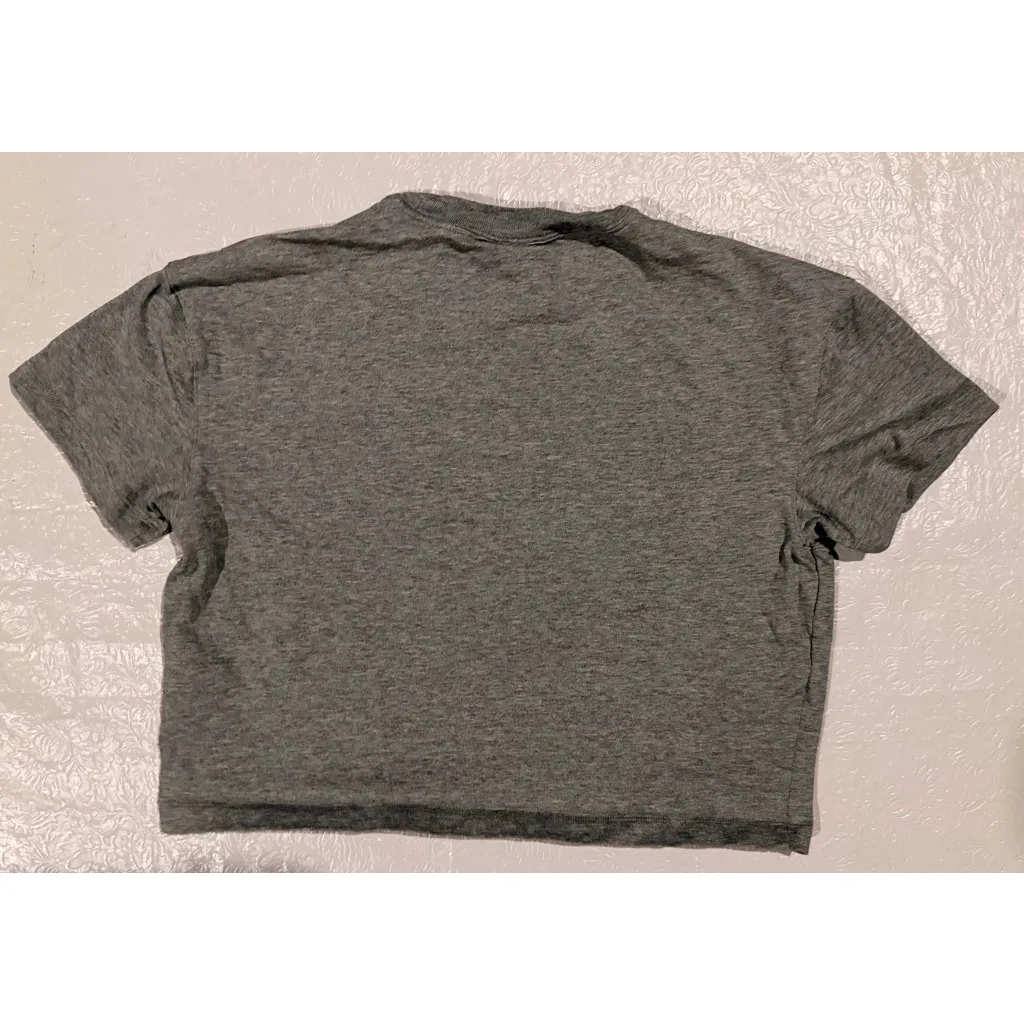 Nike Gray Embroidered Swoosh T-Shirt Women’s Small 100% Cotton Casual Athletic - Image 2