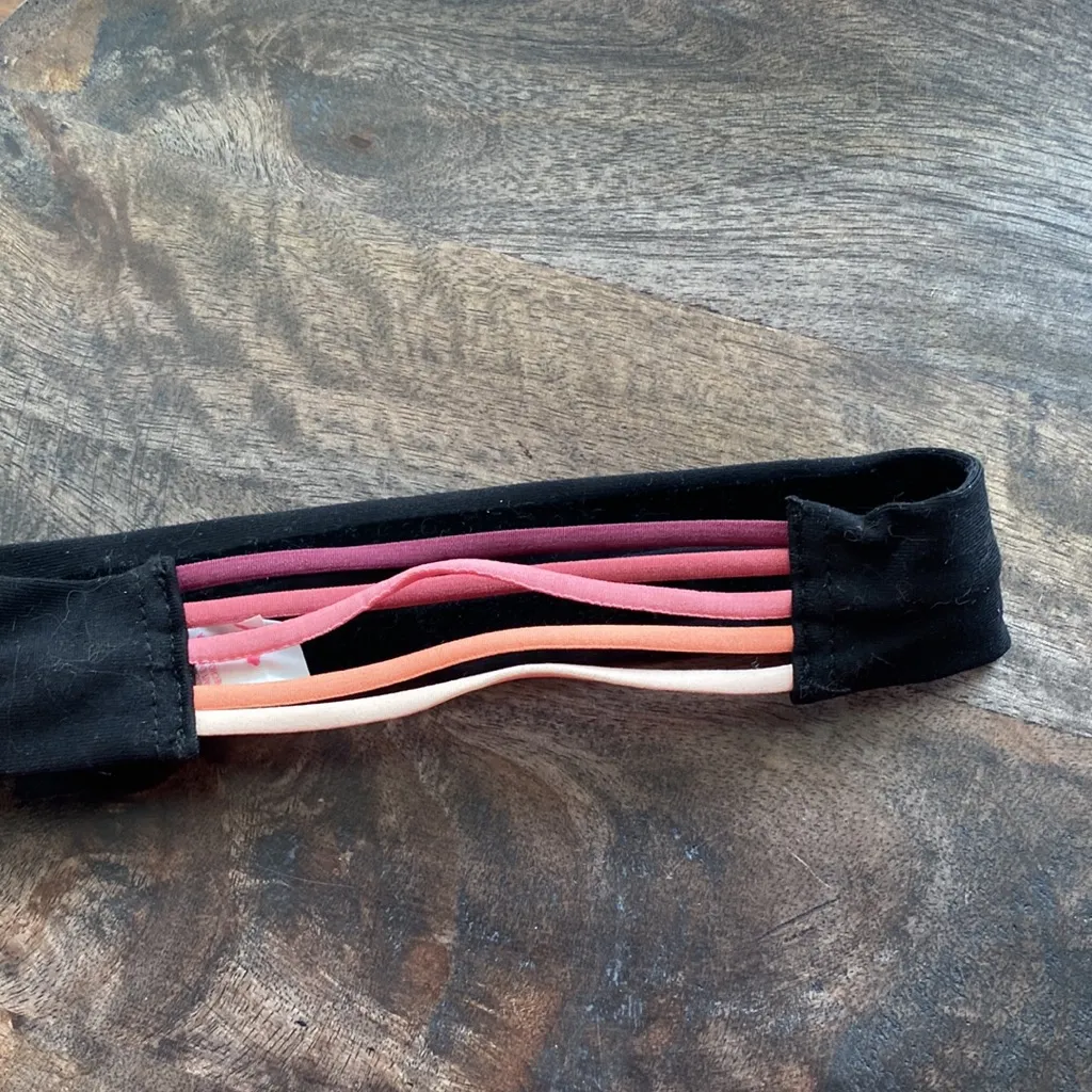 Victoria’s Secret PINK stretch multi strand headband comfort colors mauve LN - Image 2