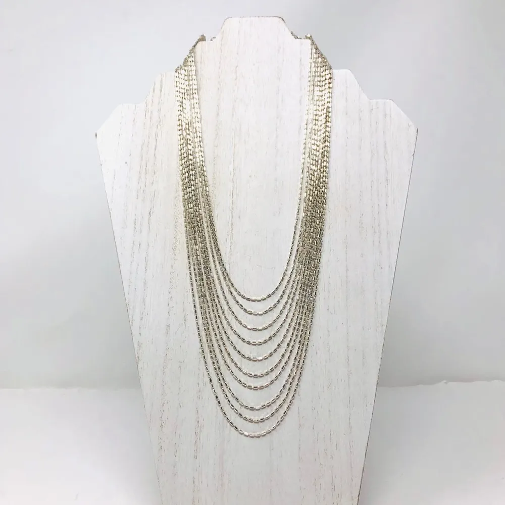 Sterling silver cleopatra necklace, made in Italy - Image 3