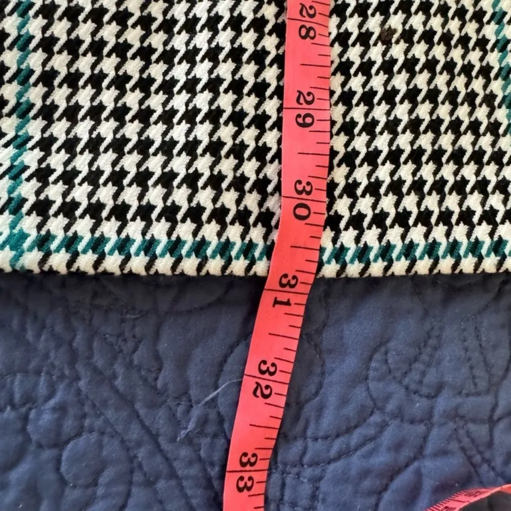 Zara Trufacula Houndstooth black and white Size 6 - Image 7