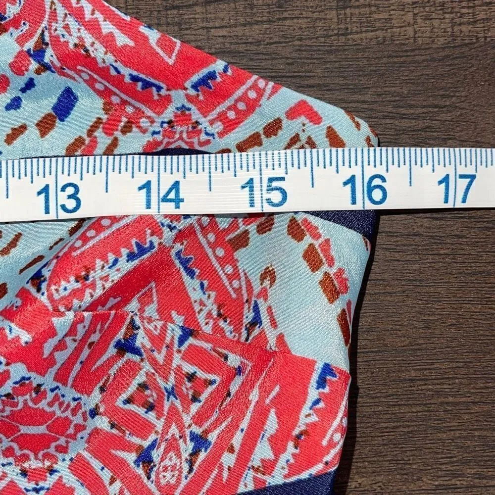 Love Fire Womens Maxi Racerback Dress Sleeveless Summer‎ Vacation Red Blue Large - Image 7