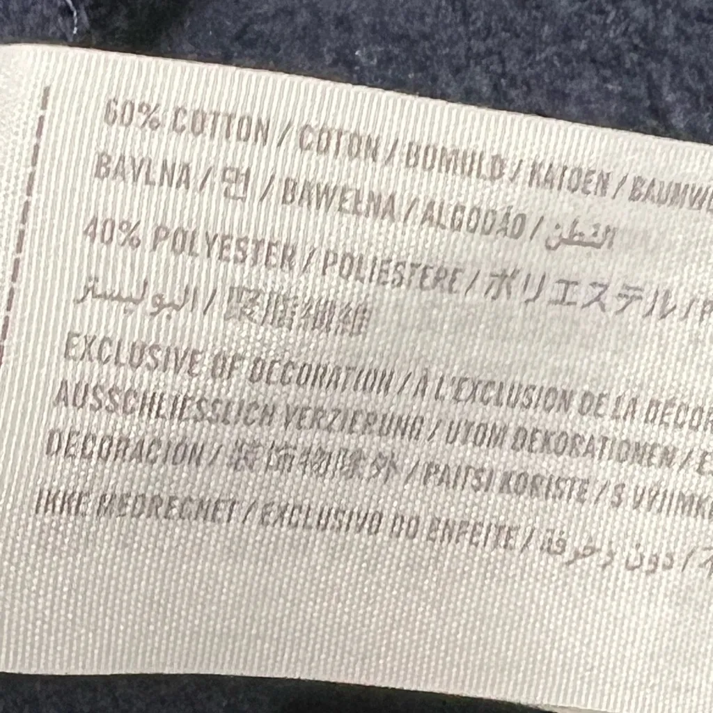 Hollister California Blue Sweatshirt with Raw Edge - Size Small - VGUC - Image 8