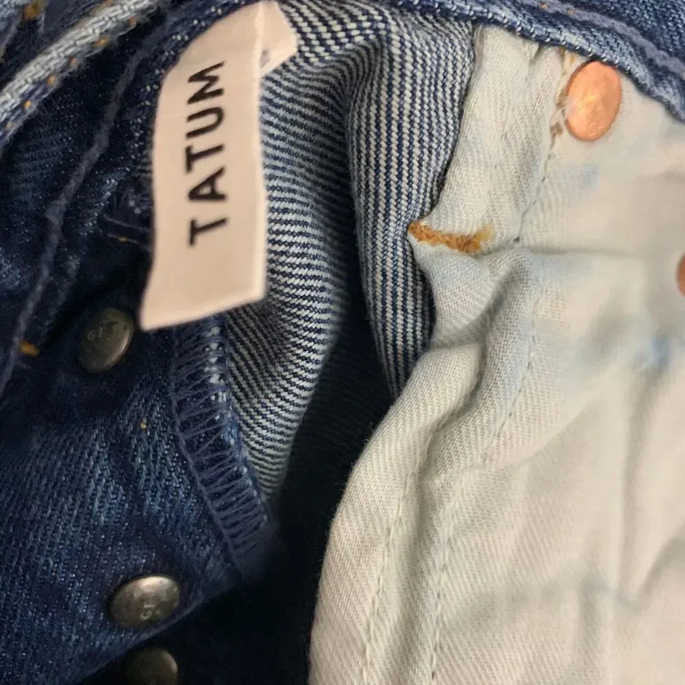 GRLFRND Tatum Crop Flare Jeans in Only‎ Lies Wash - Image 12