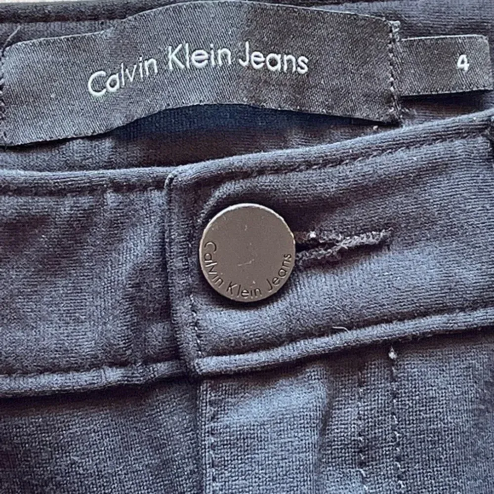 Calvin Klein Jeans Womens Size 4 Black Skinny Mid Rise Pants Stretchy - Image 5
