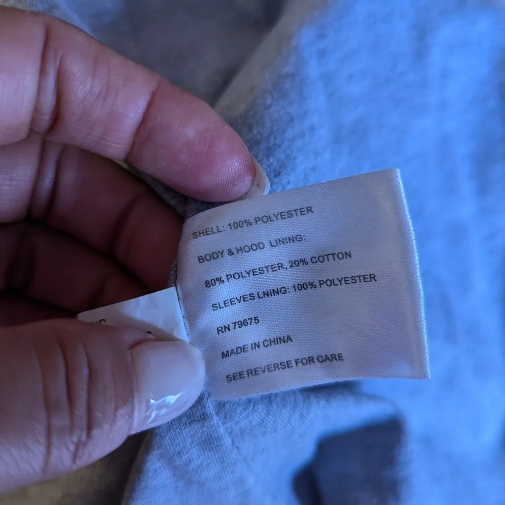 Michael Kors Silky Light Weight Wind Breaker Silver Jacket Teen  Size 14 - Image 5