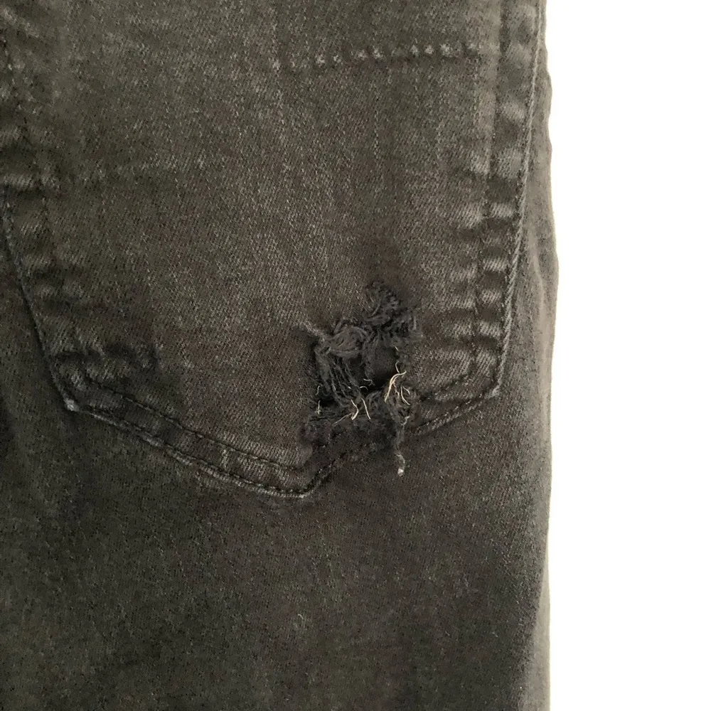 Topshop Jamie Moto Black Distressed Skinny Jeans Size 26 - Image 8