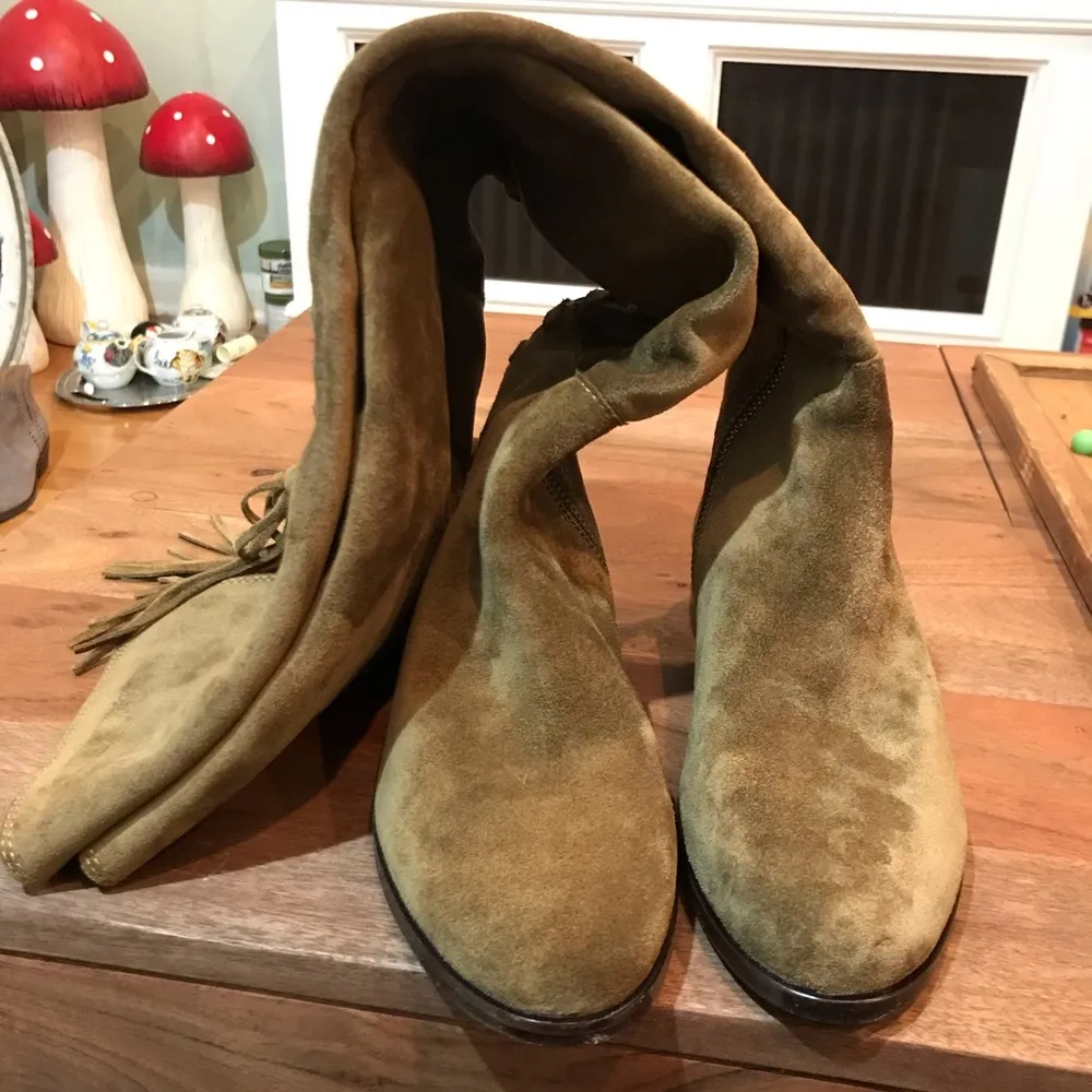 Frye Tina Tassel lace NWOB Over the knee boots 5.5 - Image 6