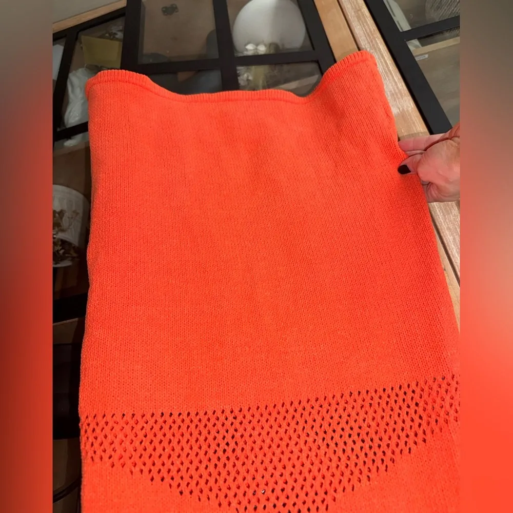 Zara knit mini dress open chenille crochet sleeveless a-line tank - Image 7