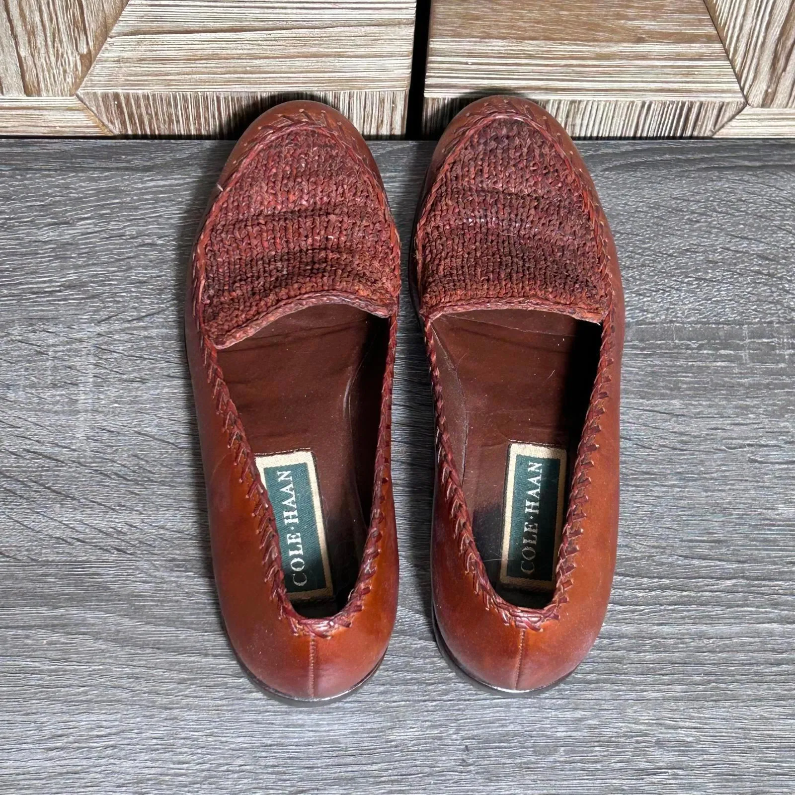 Cole Haan Womens Brown Loafers Slip-Ons Size 8 A Preppy - Image 4