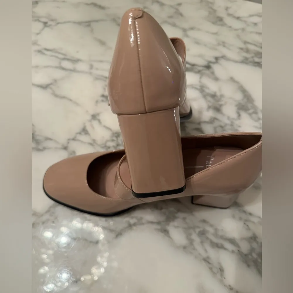 🆕 Linea Paolo BELLE Patent Leather Square Toe Mary Jane Pumps NWOT 11 - Image 7