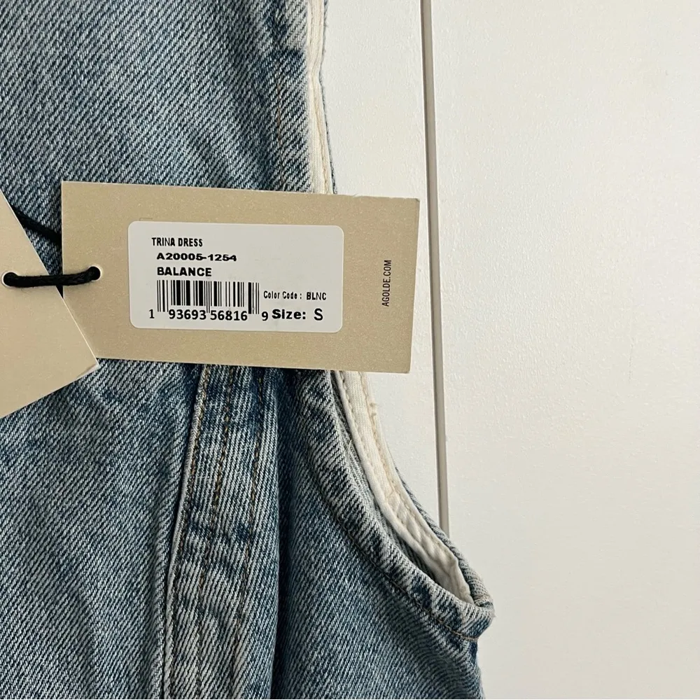 Agolde Trina Denim Dress in Balance - Image 8