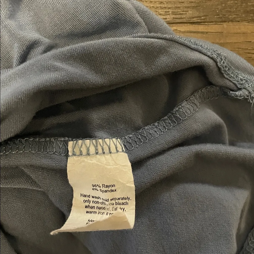 Gilli Soft Blue Tee w/ New Hampshire Mt Washington Summit Graphic, Size Medium - Image 6