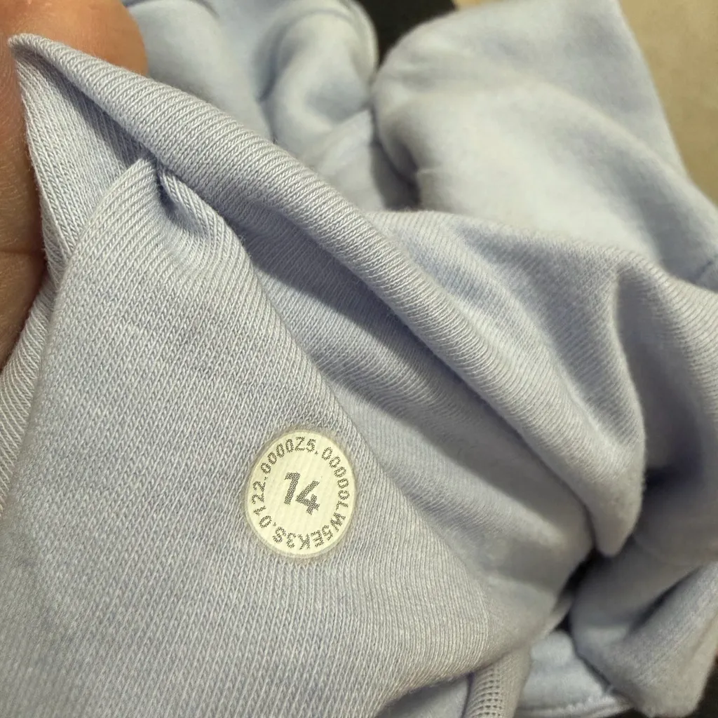 Lululemon Light Blue fleece sweats - Image 3