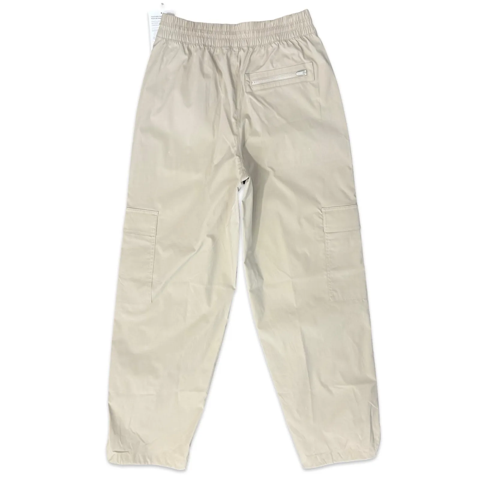 Athleta Beige Khaki Cascade High Rise Cargo Poplin Pants size XXS 2XS NEW Tags - Image 3