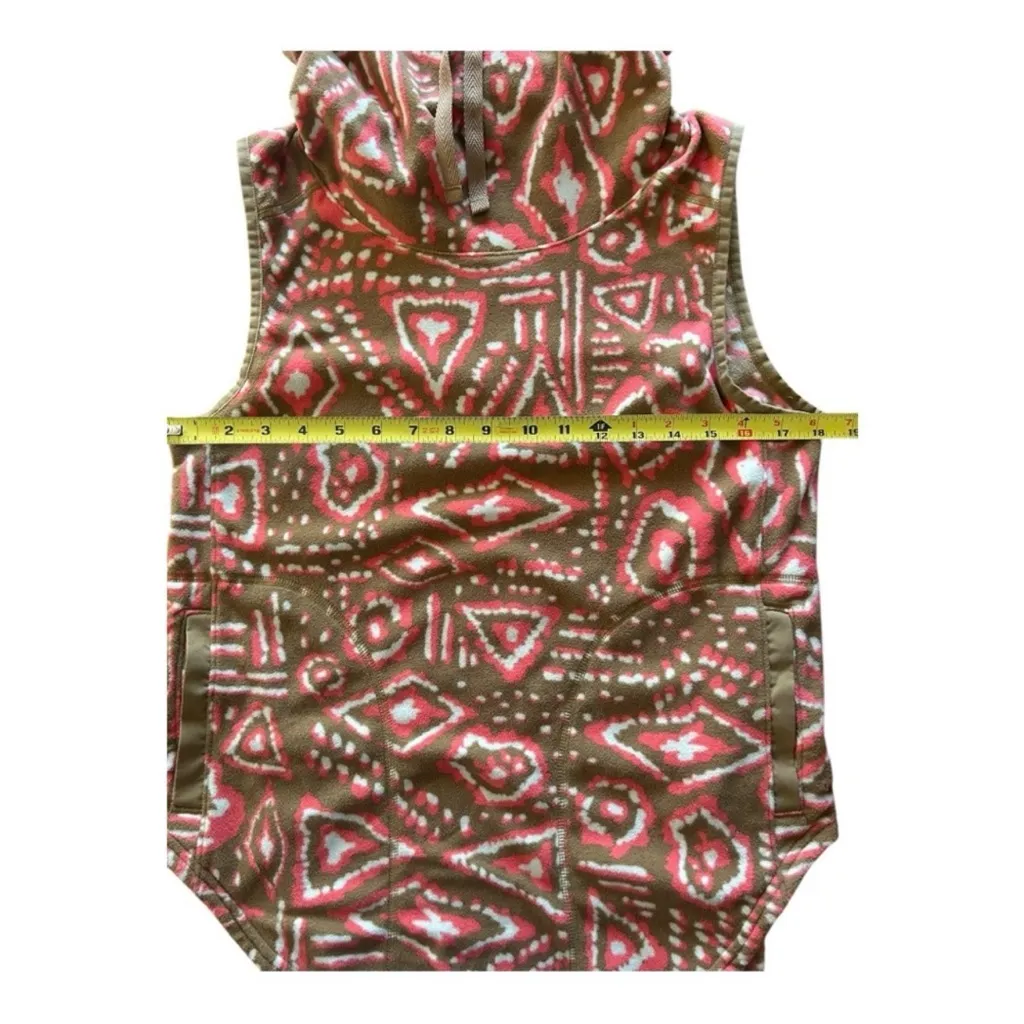 Toad and Co Sundowner Fleece Vest Medium Orange - Image 7