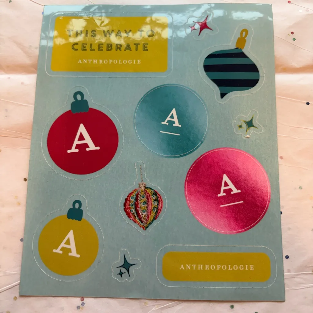 Anthropologie blue sparkly comb NWT - Image 4