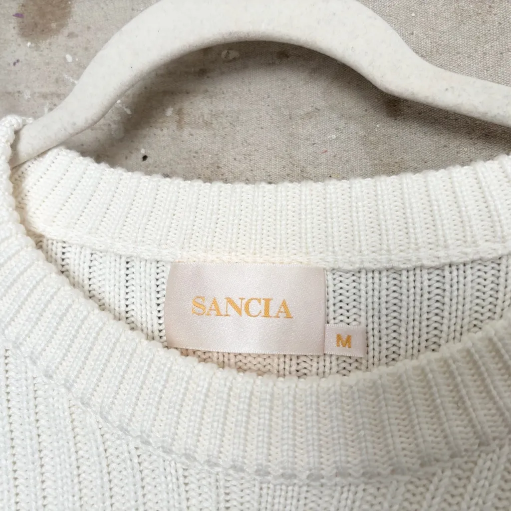 Sancia Epela Jumper Sweater White Size M - Image 4