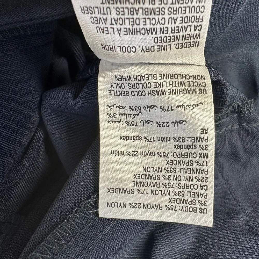 ALFANI Navy Tummy-Control Pull-on Pants,‎ Size 16P - Image 7