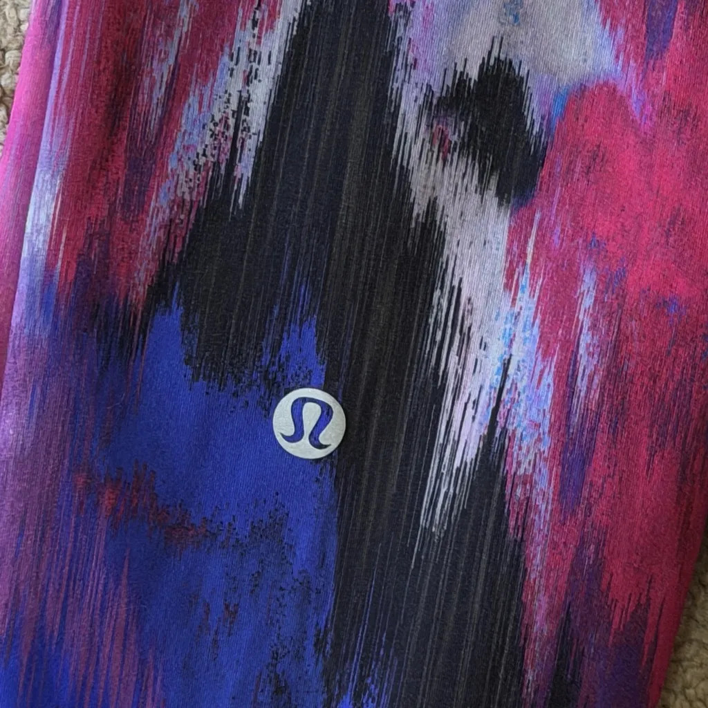 Lululemon Wunder Train 28” Multicolor Patterned Leggings - Image 3