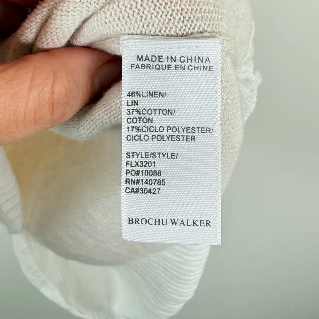 Brochu Walker Layered Linen Blend Sleeveless Top - Image 8