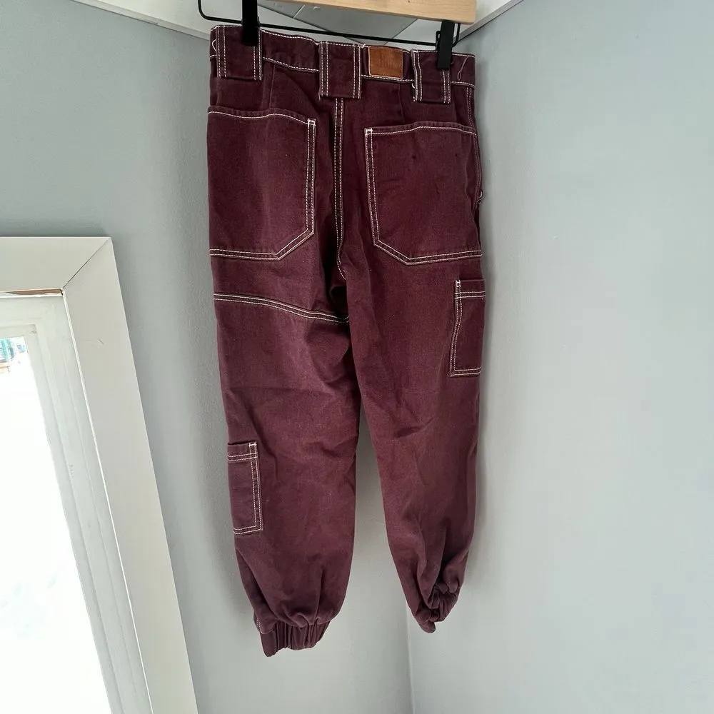 BDG Urban Outfitters Women's Plum Cargo Jogger Pants Size 25 - Image 2