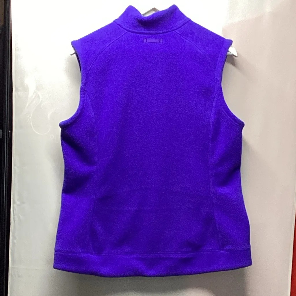 Eddie Bauer fleece vest. Purple. Size Large - Image 9