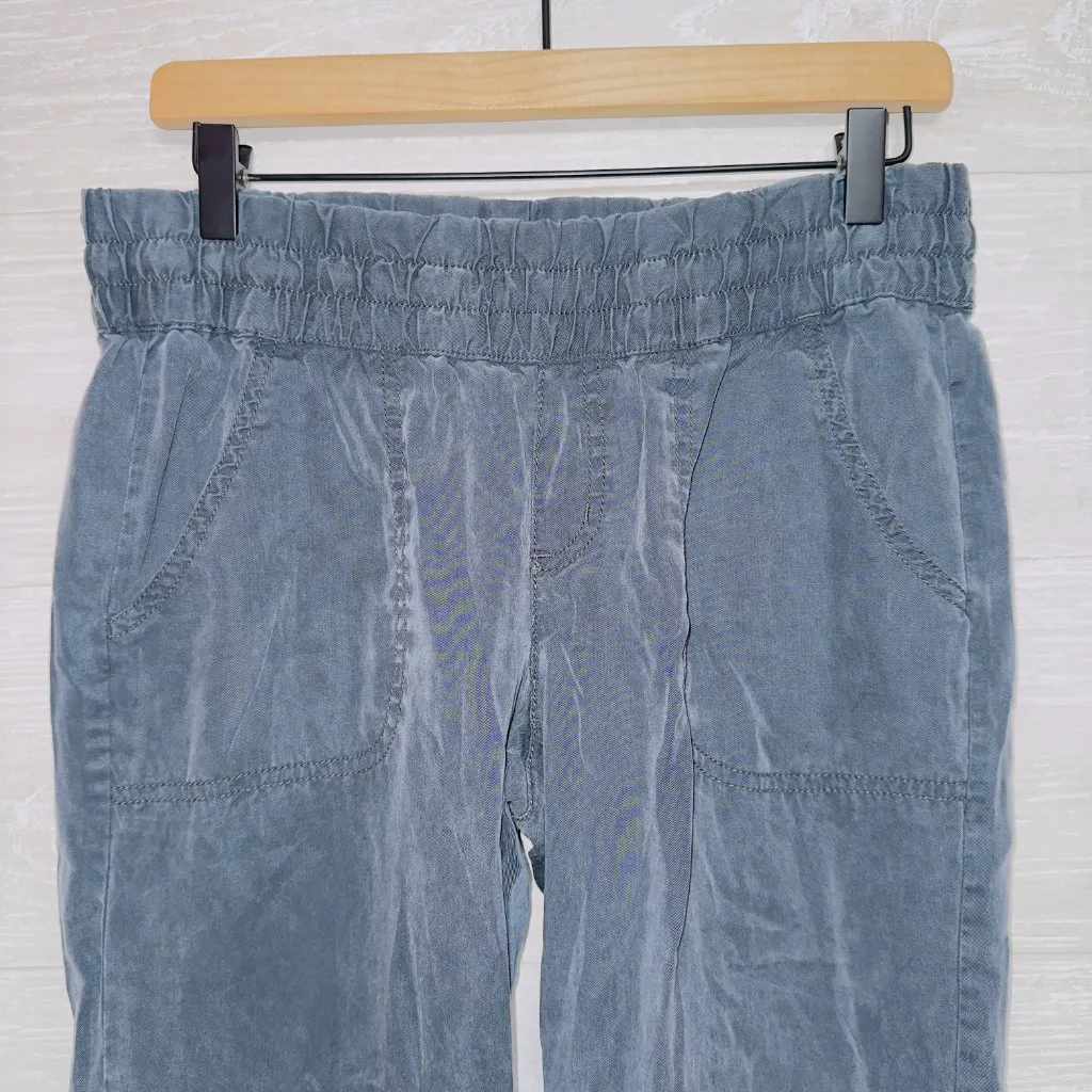 Athleta Benicia Capri Crop Pants Gray Women’s Casual Lounge Travel Joggers 6 - Image 3