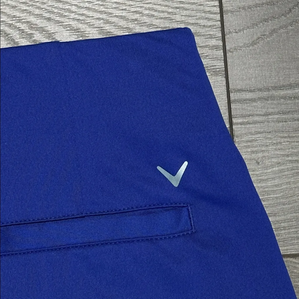 Callaway 17" High Rise Digital Dye Block Flounce Golf Skirt Skort Blue Size XL - Image 6