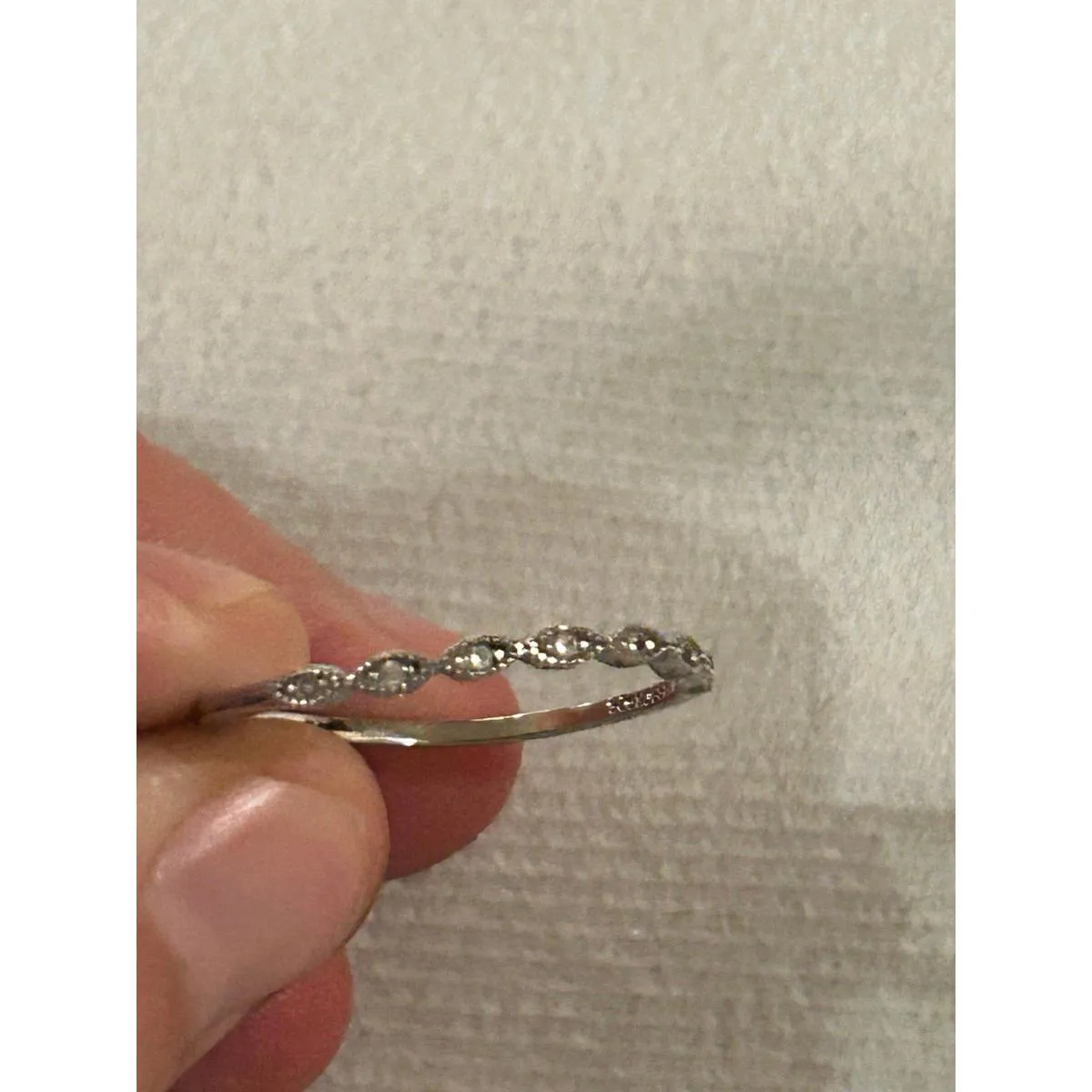 Ring band 925 sterling silver unique cute size 9 - Image 5