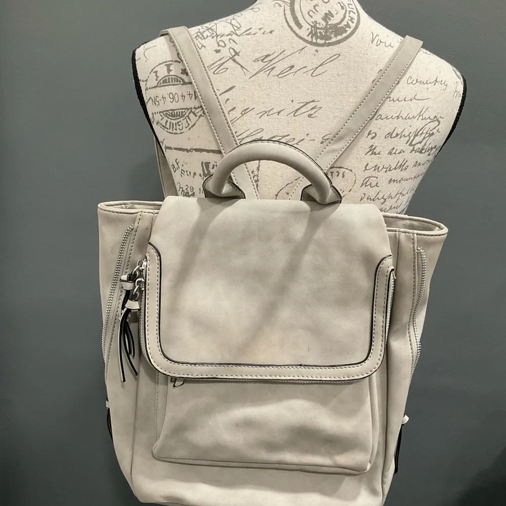 ULTRA SOFT FAUX LEATHER BACKPACK - Image 7