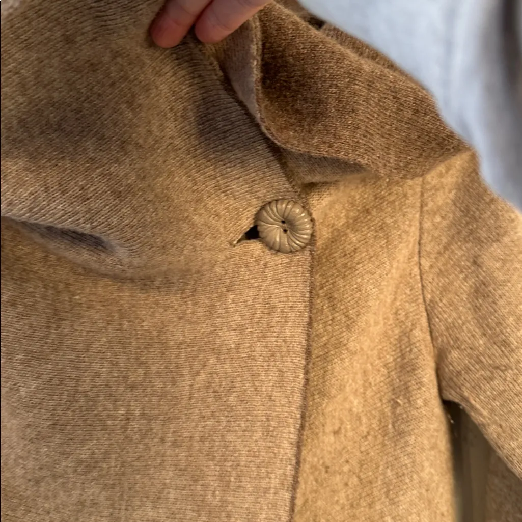 Beautiful Chiaramente Wool Blend Sweater Sz Medium Made in Italy Tan - Image 2