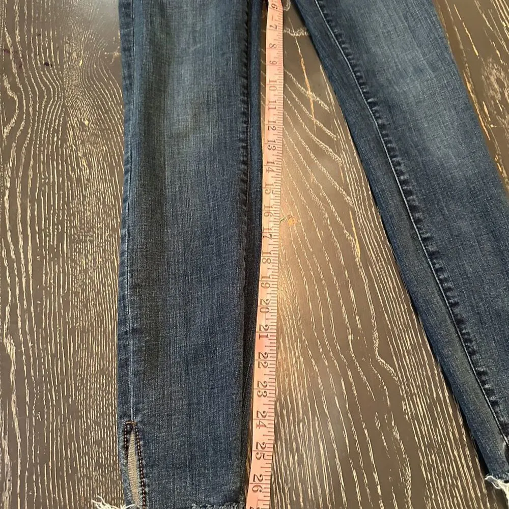 LOFT Modern Skinny Jeans Women's Blue Size 26 Denim Stretch Pants - Image 11