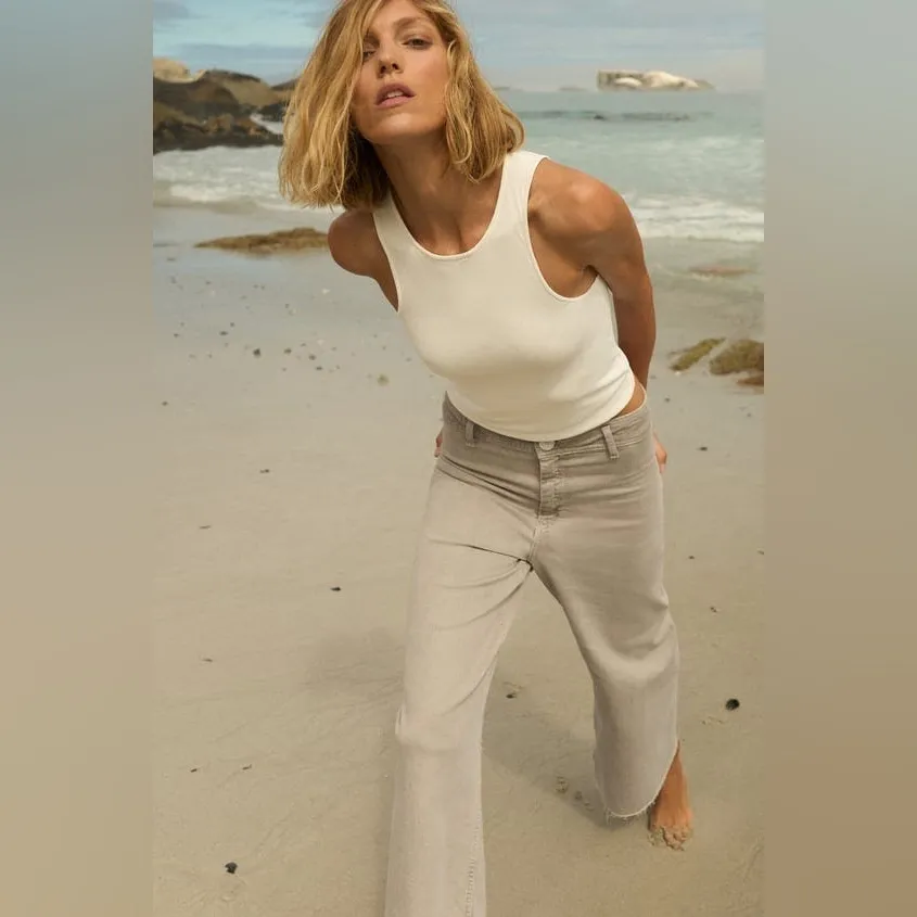 Zara The Marine Straight high-rise wide-leg jeans - Image 5