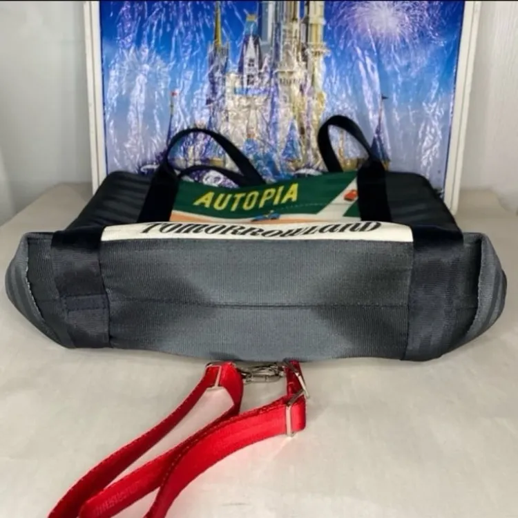 Disney Parks x Harvey’s Disneyland 60th autopia Tomorrowland poster tote Black - Image 3