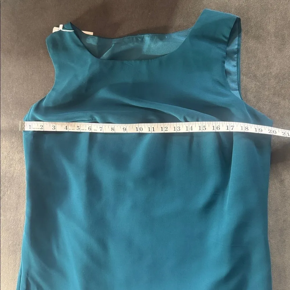 Women’s Chiffon 3 Piece Formal Pants Suit Mother of the Bride Size 14 NWT Blue - Image 8