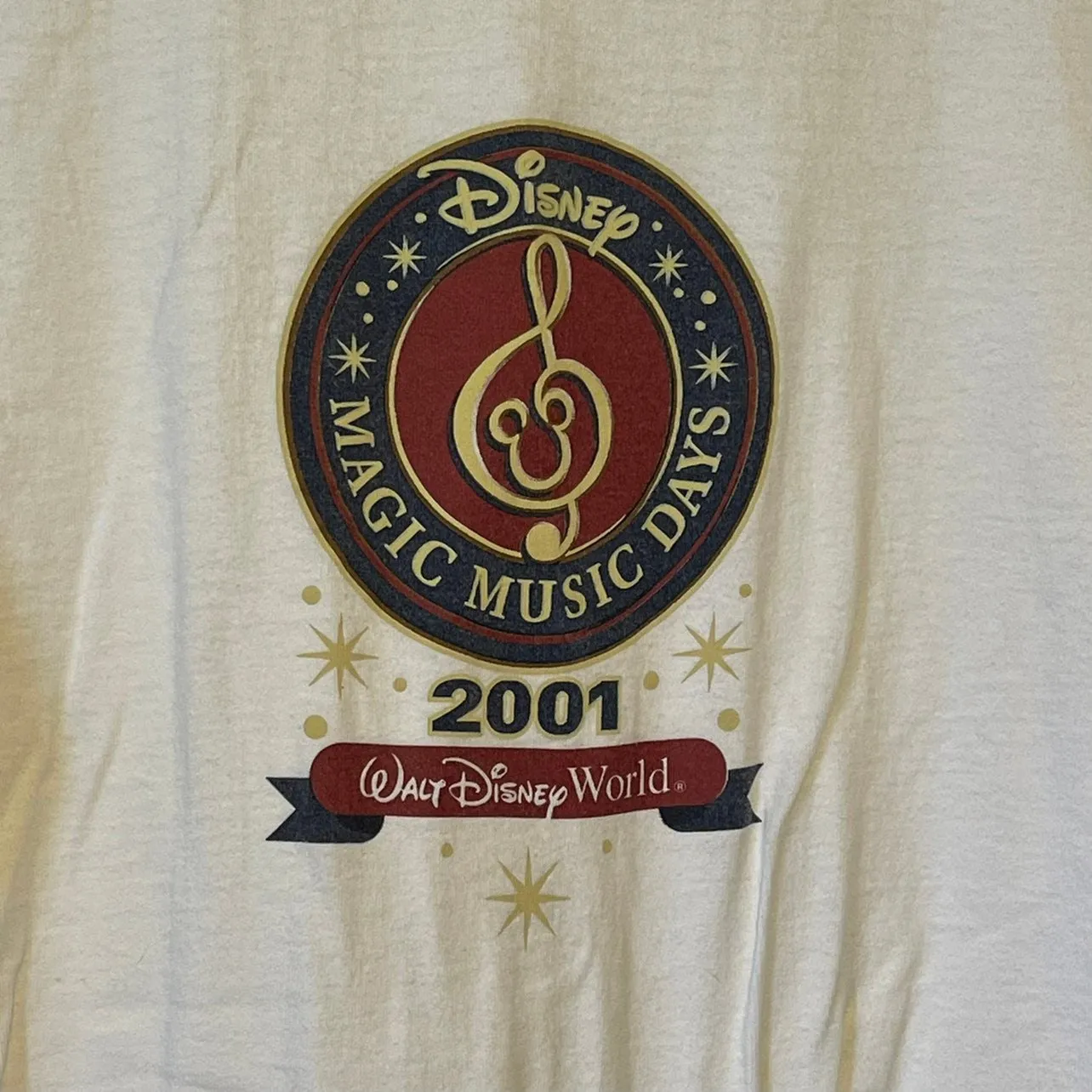 Vintage Disney Unisex Y2K Magic Music Days 2001 Graphic Tee Size XL - Image 2