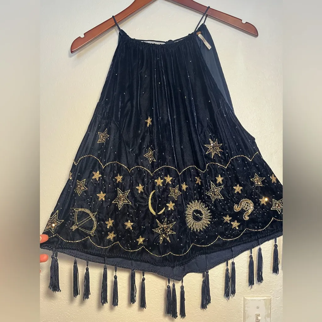 Free People  Midnight Magic Embellished Top - Image 4