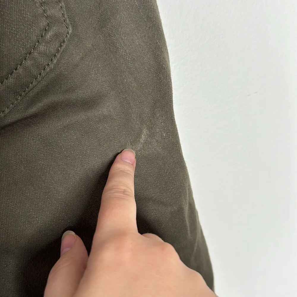 MissMe Mid-rise distressed skinny jeans with patch pockets army green size 27 - Image 11