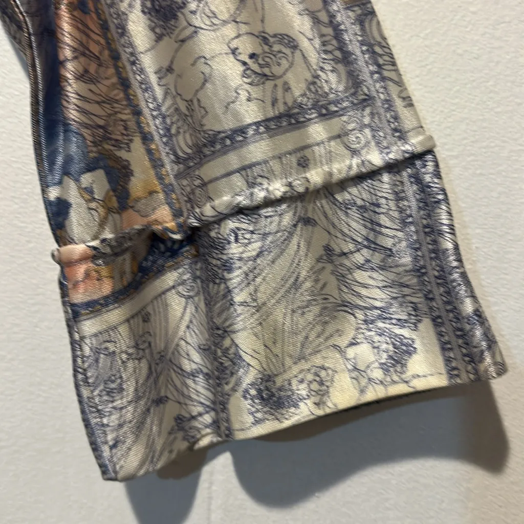 Vintage Art Nuveau top Gray Size L - Image 2