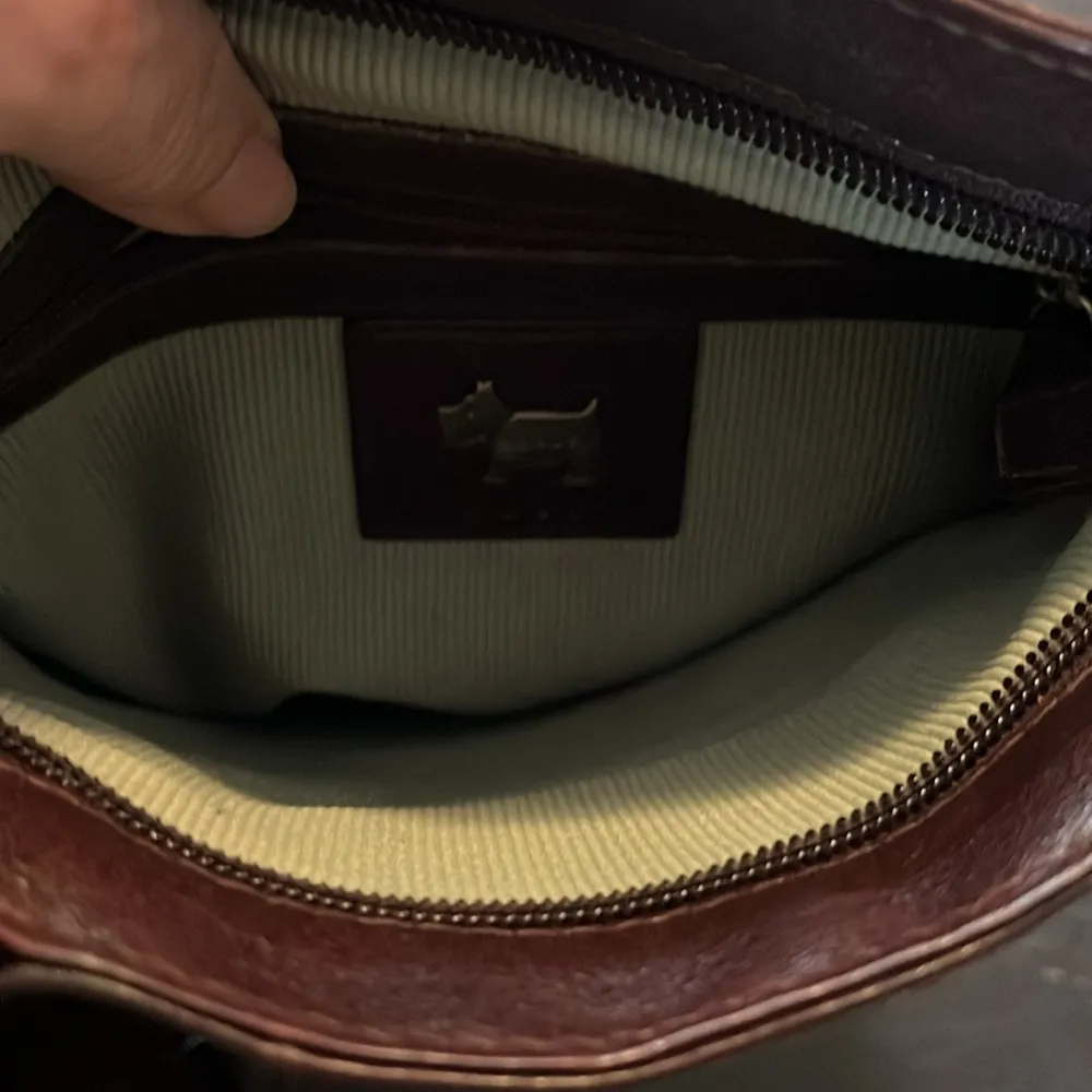 Radley brown leather shoulder purse in GUC. - Image 4